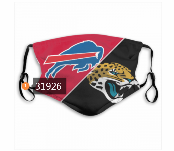 NFL Buffalo Bills 252020 Dust mask with filter->nfl dust mask->Sports Accessory